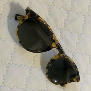 Warby Parker Tortoise Shell Sunglasses with Black Lenses